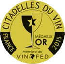 Citadelles du Vin 2015 Gold