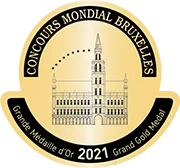 Concours Mondial Bruxelles 2021 Grand Gold