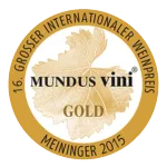 Mundus Vini Summer Tasting 2015 Gold